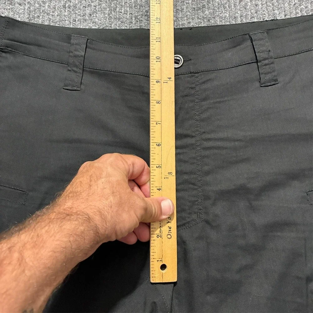 Mission Made Mens Cargo Pants Size‎ 38x30 Black Tactical Work Utility Ripstop